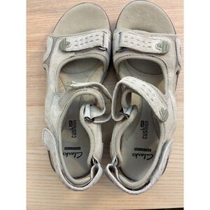 Clarks Collection Soft Cushion Sandals w/Adjustable Straps Women's Size 6M‎